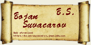 Bojan Suvačarov vizit kartica